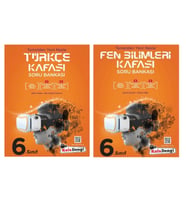 KAFA DENGİ YAYINLARI 6. Sınıf Türkçe + Fen Bilimleri Kafası Soru Bankası