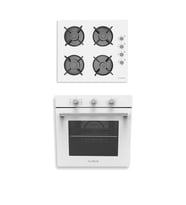 ALVEUS SOFYA 2'Lİ BEYAZ ANKASTRE SET (GLS640-MFA 614 )