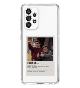 Samsung Galaxy A53 Uyumlu Friends Tasarımlı Şeffaf Telefon Kılıfı