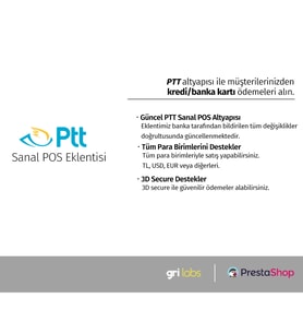 PrestaShop - PTT Sanal POS Modülü