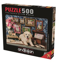 Anatolian 500 Parça Labrador Köpekler Puzzle - Greg Cuddiford
