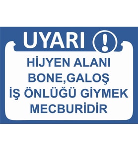 Uyarı Levhaları 8
