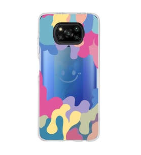 Poco X3 Pro / X3 NFC Uyumlu Smile Tasarımlı Şeffaf Telefon Kılıfı