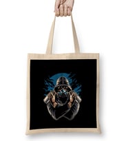 Graffiti Gas Mask Bez Çanta Uzun Saplı
