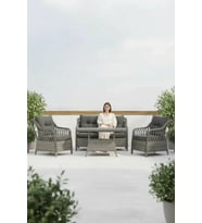 MENEKŞE 2+1+1+masa Rattan Bahçe Balkon Mobilyası