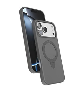Apple İphone 17 Pro Max Regal Magsafe Standlı Kapak - Titan Gri