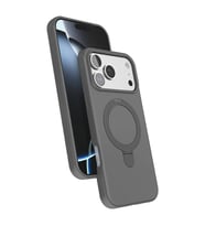 Apple İphone 17 Pro Max Regal Magsafe Standlı Kapak - Titan Gri