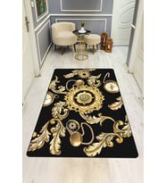 Modern Desenli Dijital Baskı Kaymaz Taban Halı H0199