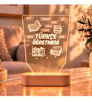 Türkçe Öğretmenine Özel Gece Lambası