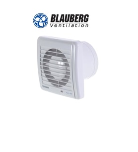 Blauberg Aero Still 125 Sessiz Tasarruflu Banyo Wc Ortam Havalandırma Fanı Duvar Tipi Aksiyel Fan AGMair Aspiratör (Beyaz)