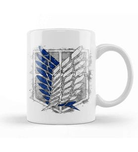 Scouting Legion Shingeki No Kyojin Kupa Bardak Porselen