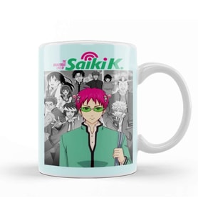 Saiki K Life Kupa Bardak Porselen