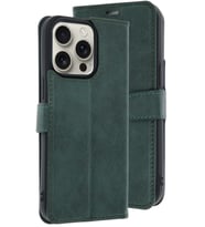 Pilelistore   iPhone 15 Pro Max Kılıf Trend S Plus Kapaklı Kılıf - Koyu Yeşil