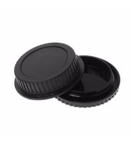 Nikon için body ve lens arka kapağı