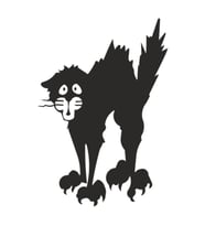 KEDİ FOLYO STİCKER 50cm Uzunluk (Karışık)