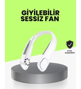 Bıçaksız Güvenli Tasarımlı Sessiz Boyun Fanı