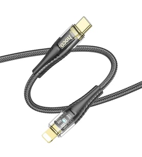 HOCO U121 Gold standard Transparent Discovery Edition 60W Type-C to iPhone Lightning - SSSSSS9147-3