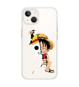 Iphone 14 Uyumlu One Piece Luffy Tasarımlı Şeffaf Telefon Kılıfı