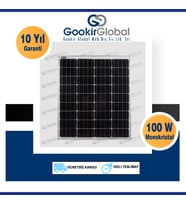 GESPER 100 WATT 12V 36 HÜCRE MONOKRİSTAL GÜNEŞ PANELİ