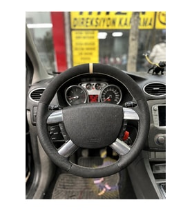 Ford Focus 2.5 Araca Özel Direksiyon Kılıfı (DERİSİ sökülüp Yapılması Gerekiyor) KREM YÜZÜKLÜ