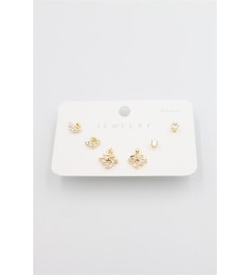 Northcity Çoklu Set Küpe - Altın