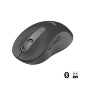 Signature M650 Küçük ve Orta Boy Sağ El Için Sessiz Kablosuz Mouse, Siyah 910-006253