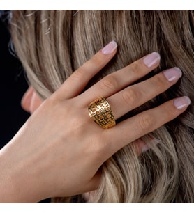 Vianto Jewellery Geometrik Desenlerin Altın Dokunuşu (Gold)