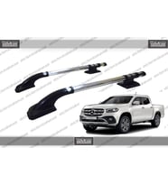 MERCEDES X-CLASS TAVAN ÇITASI (2017+) PORT BAGAJ NİKEL (ARA ATKISIZ)