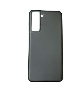 Galaxy S21 ile Uyumlu Cappy Silikon Kılıf Siyah