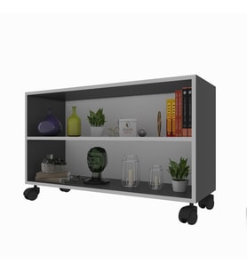 Kenzlife mutfak dolabı raziye 048*070*030 gri tekerlekli banyo evrak ofis ayakkabılık kiler