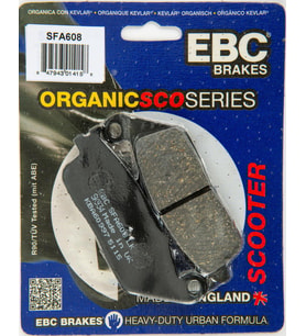 Ebc Sfa608 2005-2009 Kymco Xciting 500 Uyumlu Arka Fren Balatası Organik Balata