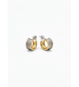 925 Ayar Papatya Silver İtal Halka Küpe.rose.gold.rodaj