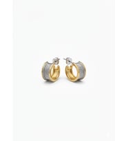 925 Ayar Papatya Silver İtal Halka Küpe.rose.gold.rodaj