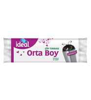 İDEAL BÜZGÜLÜ ÇÖP TORBASI O.BOY B.SABUN 10 LU