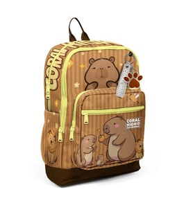 CORAL HIGH 23783 CAPYBARA DESENLİ DÖRT BÖLMELİ SIRT ÇANTASI
