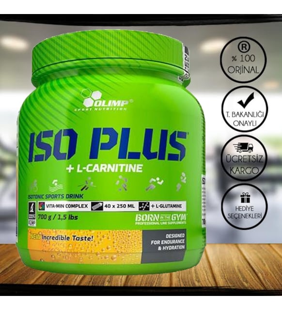 iso plus l carnitine Olimp Iso Plus Isotonic + L-carnitine Drink 700 Gr