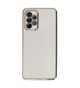 Samsung Galaxy A52 Kılıf Volet Silikon - Beyaz