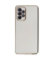 Samsung Galaxy A52 Kılıf Volet Silikon - Beyaz