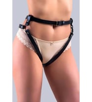 Fantazi Deri Külot  Harness - APFT1007
