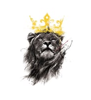 Aslan Taç Araba Oto Sticker Yapıştırma Etiket 17CM h3