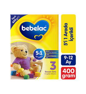 Bebelac 3 Devam Sütü 400 G 9-12 Ay