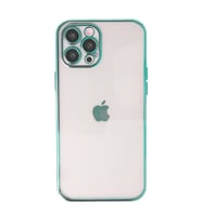 Iphone 12 Pro Max Kılıf Razer Lensli Silikon - Yeşil