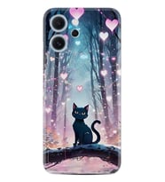 Oppo Reno 14F Kılıf Boutique Baskılı Resimli Love Cats Tree Pcode -050