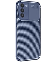 Newface Vivo V30 Lite 4G Kılıf Auto Focus Karbon Kapak - Lacivert