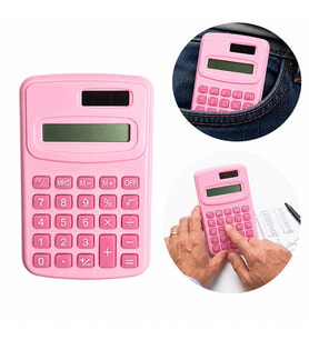 Powermaster PM-25421 Pembe Mini Hesap Makinesi