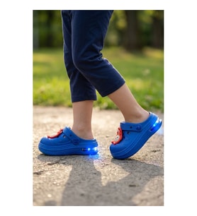 Walkway 2316 B-P Saks Mavi Unisex Çocuk Sabo Terlik