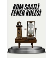 Eyfel Kulesi Ve Deniz Feneri Dekoratif Masa Biblosu Hediyelik