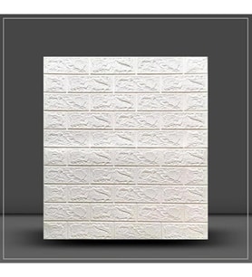 Kendinden Yapışkanlı Dekoratif Pratik 3D Foam Wallpaper Duvar Kağıdı Paneli