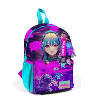 Coral High Mor Pembe Anime Kedi Mini Yuva Sırt Çantası - Kız Çocuk