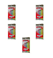 Yüceplast Körüklü Karışık Renkli Jelatinli Pipet - 22 Cm. - 250 Adetlik Paket